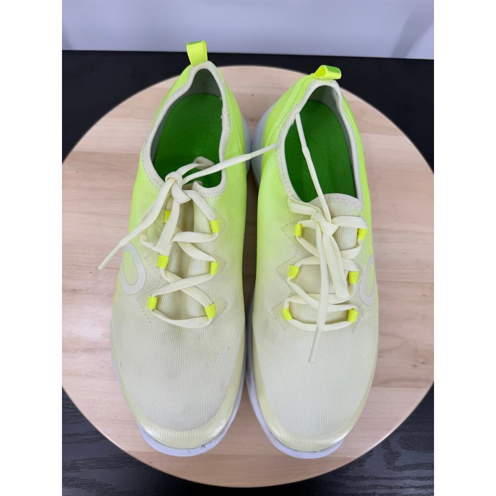 Oofos Oomg Sport Lace Women's casual shoes Size 11 Neon Yellow Sneakers - Picture 10 of 11